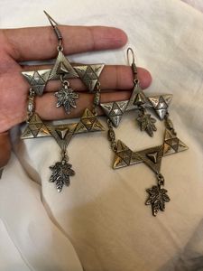 Bohemian Leaf Dangle Earrings