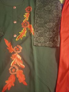 Hand-painted Kurta with Palazzo