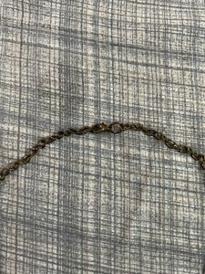 oxidised gold tribal necklace