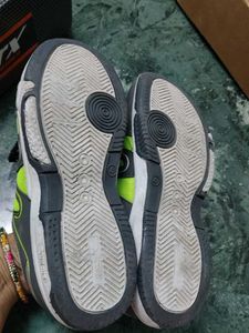 Campus Grey &amp; Neon Sports Shoes