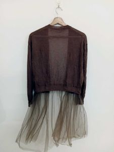 Sheer Tulle Layered Dress
