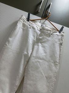 Classic White Denim Jeans