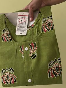 Beautiful Green Printed Kurta