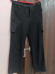 Stylish Black Cargo stretchable Pants