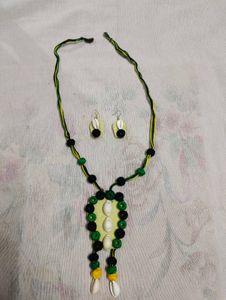 Handmade Necklace &amp; Earrings Set