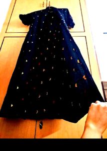 Stylish Black long Kurta