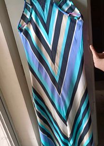 Colorful Striped Maxi Dress