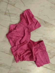 Rose pink georgette saree blouse