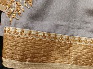 New Beautiful Saree With Stone Work 🤍🤍