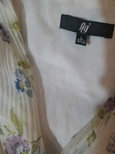 Chic Floral Print Wrap Top