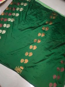 Green Colour Saree 💚