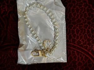 Elegant Pearl Phone Charm
