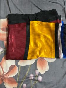 Elegant Striped Saree
