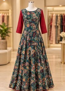 women’s printed flared maxi dress✨💕