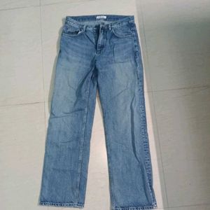 Korean straight fit jeans mid rise