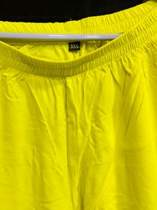 Vibrant Yellow Embroidery cord set
