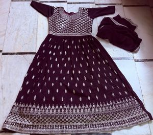 Georgette Anarkali Set