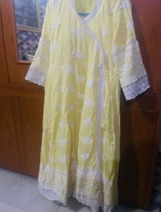 Yellow Embroidered Kurta Set