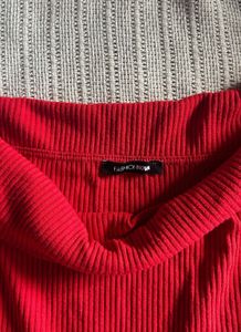 FashionNova Off-Shoulder Crop Top