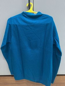 Stride Blue Textured Pullover