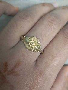 22k gold ring and 925 pure silver chain