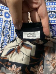 LITTLE BOX !!!Floral Patchwork Mini Dress
