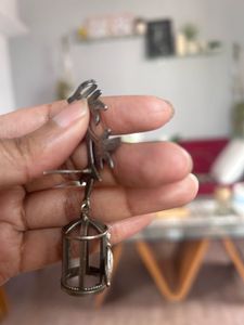 Birdcage Ear Cuff with Branch