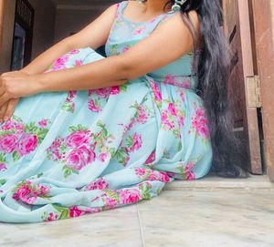 Floral Print Maxi Dress