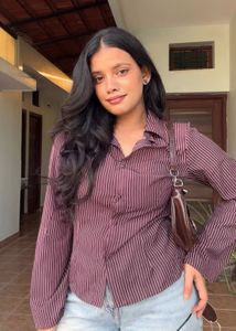 Striped Button-Down Shirt