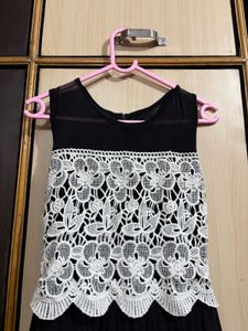 Elegant Black Lace Dress