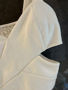 Chic White Cut-Out Crop Top