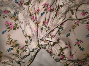 Padded Floral Print Peplum Top
