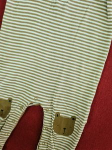 Brown Stripes Rompers