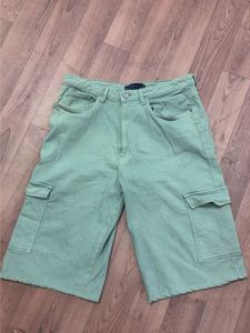 Light Green Cargo Shorts