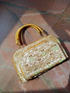 Elegant Embroidered Clutch..