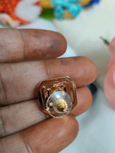 American Diamond Rose Gold Stud