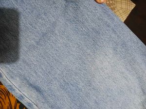 Straight Leg Light Wash Blue Jeans