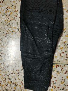 H&M black high waisted trouser