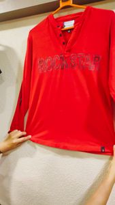 unisex tshirt in red colour