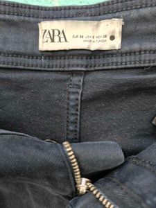 ZARA Wide Leg Denim Jeans