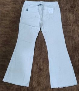 Nix White Flare Jeans