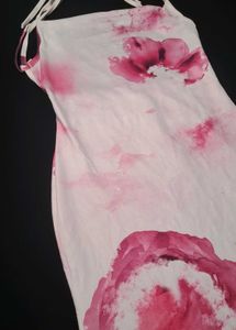 Tie-Dye Spaghetti Strap Midi Dress
