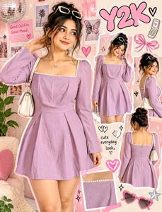 Lilac Mini Dress LARGE/ XL SIZE