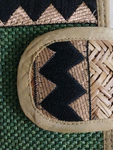 NEW Fancy Jute Clutch