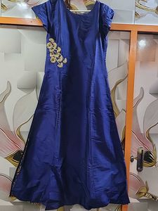 Elegant Blue Ethnic Gown