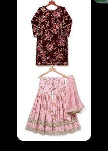 heavy sharara suit