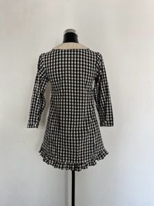 Black &amp; White Gingham Shirt