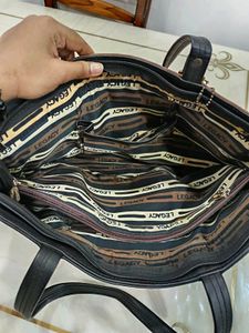 Stylish Color Block Tote Bag