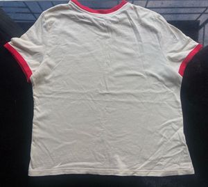 H&amp;M tee "Oui Paris" Ringer Tshirt