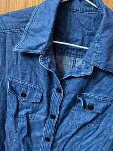 Classic Blue Denim Dress
